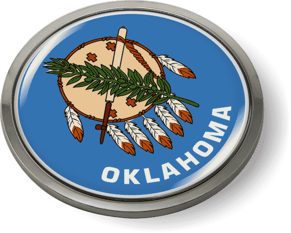 Oklahoma - State Flag Emblem